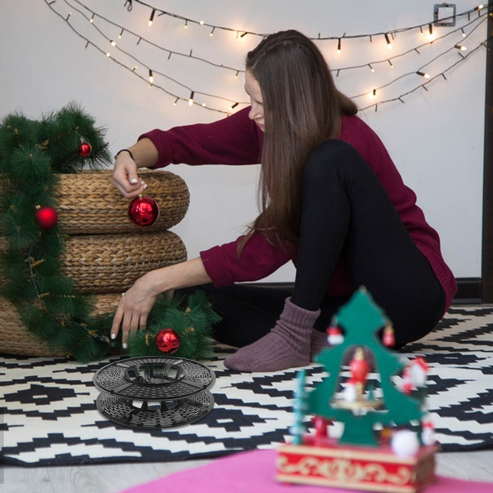 Christmas String Light Storage - огляд і ціна Reel Handle