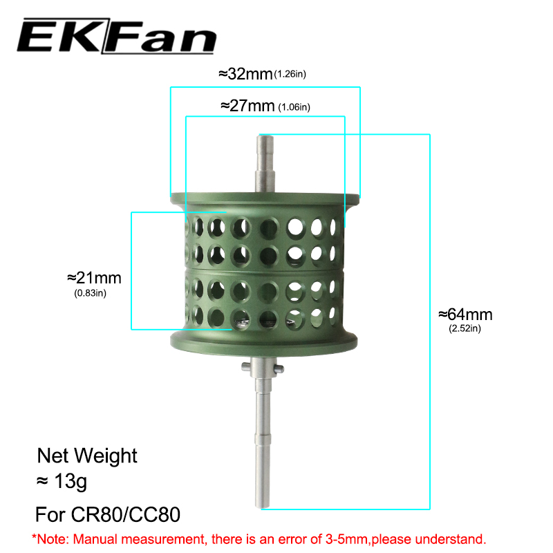 EKFan Green Micro Matter Threa - огляд і ціна Reel Drag Knob