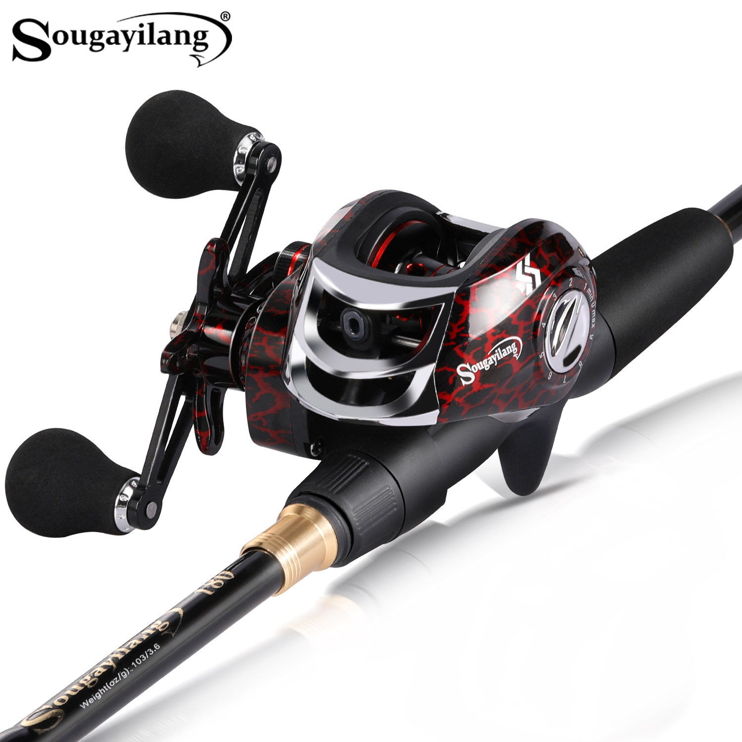 Sougayilang 1.8-2.4m Casting F - огляд і ціна Spincast Reel